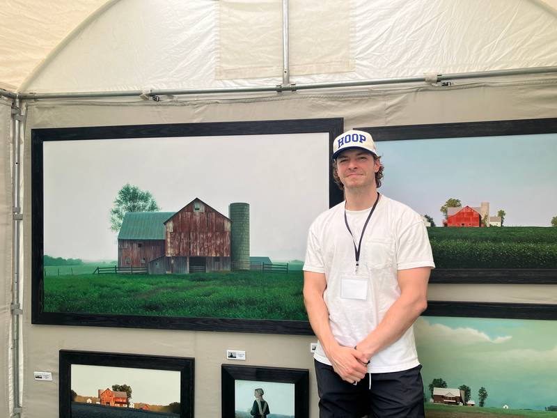 Artist Michael Miller.